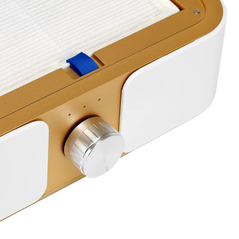 Aspiratore Polvere per Unghie Professionale | MOMO P30 (Bianco-Oro)