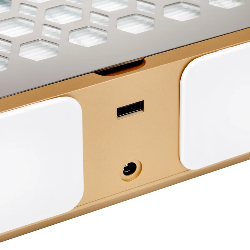 Aspiratore Polvere per Unghie Professionale | MOMO P30 (Bianco-Oro)