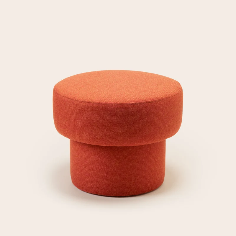 Pouf POPPIE marcelo orange brûlée