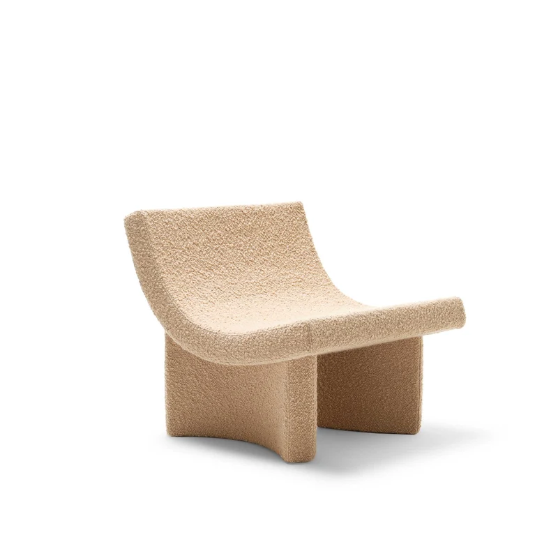 Padded Lounge Armchair TALK by Alessandro Di Prisco for Mogg