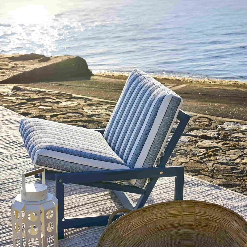 Iroko Wood Outdoor Armchair CARLOTTA, designed by Afra & Tobia Scarpa for Cassina
