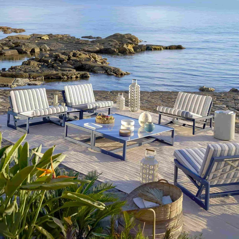 Iroko Wood Outdoor Armchair CARLOTTA, designed by Afra & Tobia Scarpa for Cassina