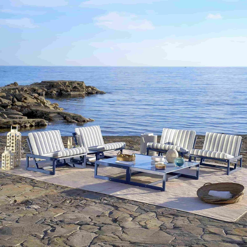 Iroko Wood Outdoor Armchair CARLOTTA, designed by Afra & Tobia Scarpa for Cassina