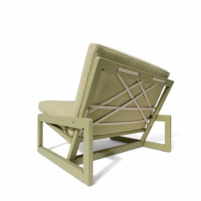 Iroko Wood Outdoor Armchair CARLOTTA, designed by Afra & Tobia Scarpa for Cassina