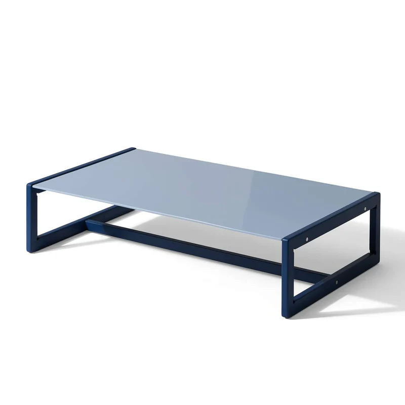Outdoor Iroko Wood Coffee Table CARLOTTA, designed by Afra & Tobia Scarpa for Cassina