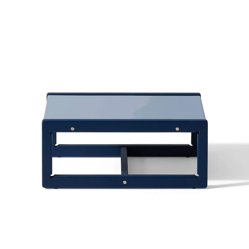 Outdoor Iroko Wood Coffee Table CARLOTTA, designed by Afra & Tobia Scarpa for Cassina