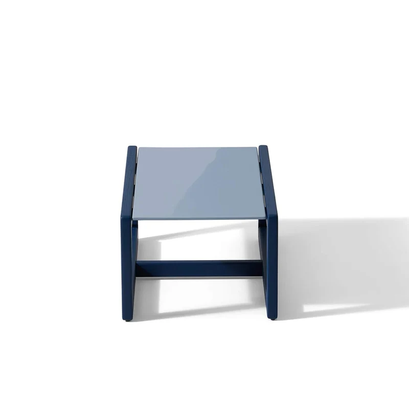 Outdoor Iroko Wood Coffee Table CARLOTTA, designed by Afra & Tobia Scarpa for Cassina