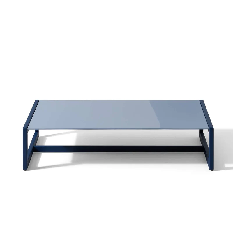 Outdoor Iroko Wood Coffee Table CARLOTTA, designed by Afra & Tobia Scarpa for Cassina