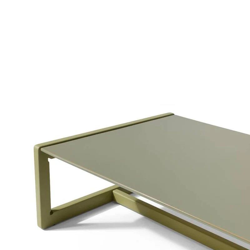 Outdoor Iroko Wood Coffee Table CARLOTTA, designed by Afra & Tobia Scarpa for Cassina
