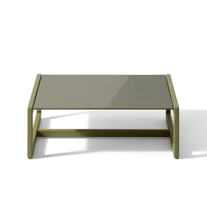 Outdoor Iroko Wood Coffee Table CARLOTTA, designed by Afra & Tobia Scarpa for Cassina