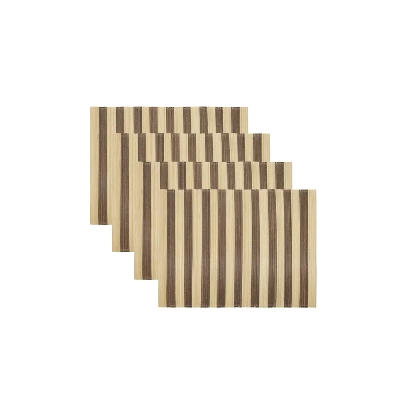 Placemat Rayas bruin - 4 stuks