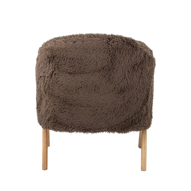Camino Loungesessel, Braun, FSC®100%, Gummibaumholz