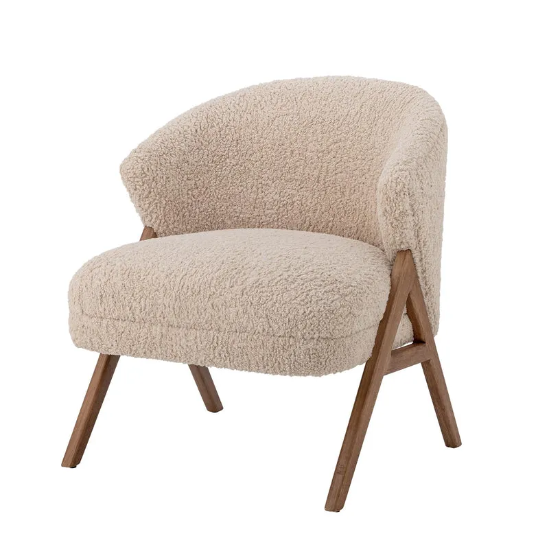 Camino Loungesessel, Natur, FSC®100%, Gummibaumholz