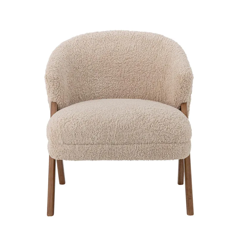 Camino Loungesessel, Natur, FSC®100%, Gummibaumholz
