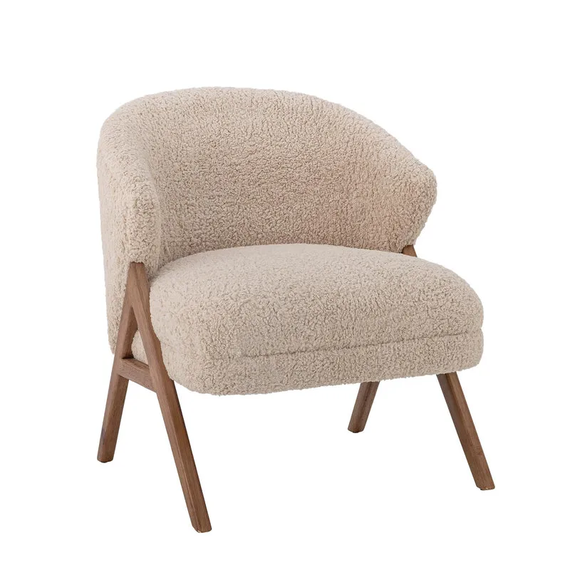 Camino Loungesessel, Natur, FSC®100%, Gummibaumholz