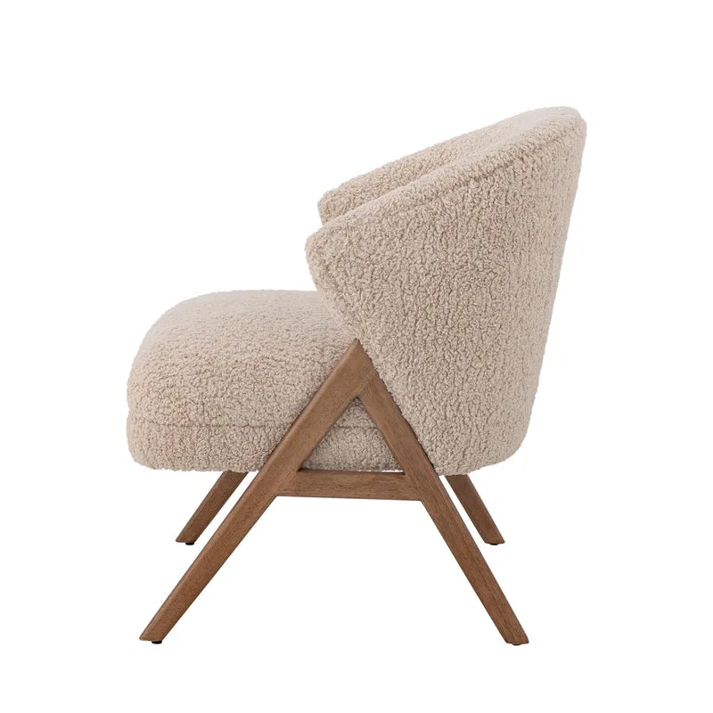 Camino Loungesessel, Natur, FSC®100%, Gummibaumholz