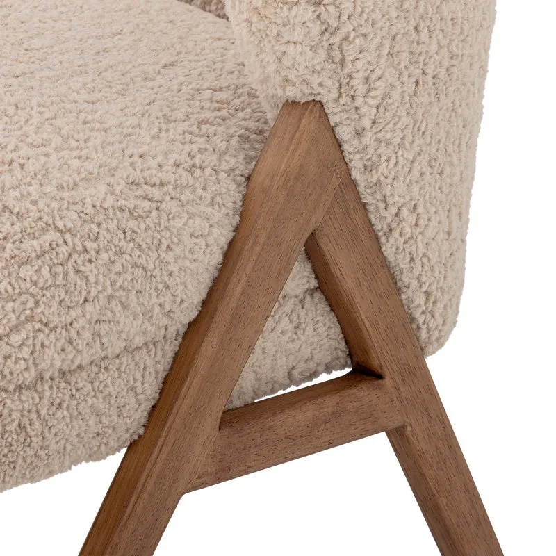 Camino Loungesessel, Natur, FSC®100%, Gummibaumholz