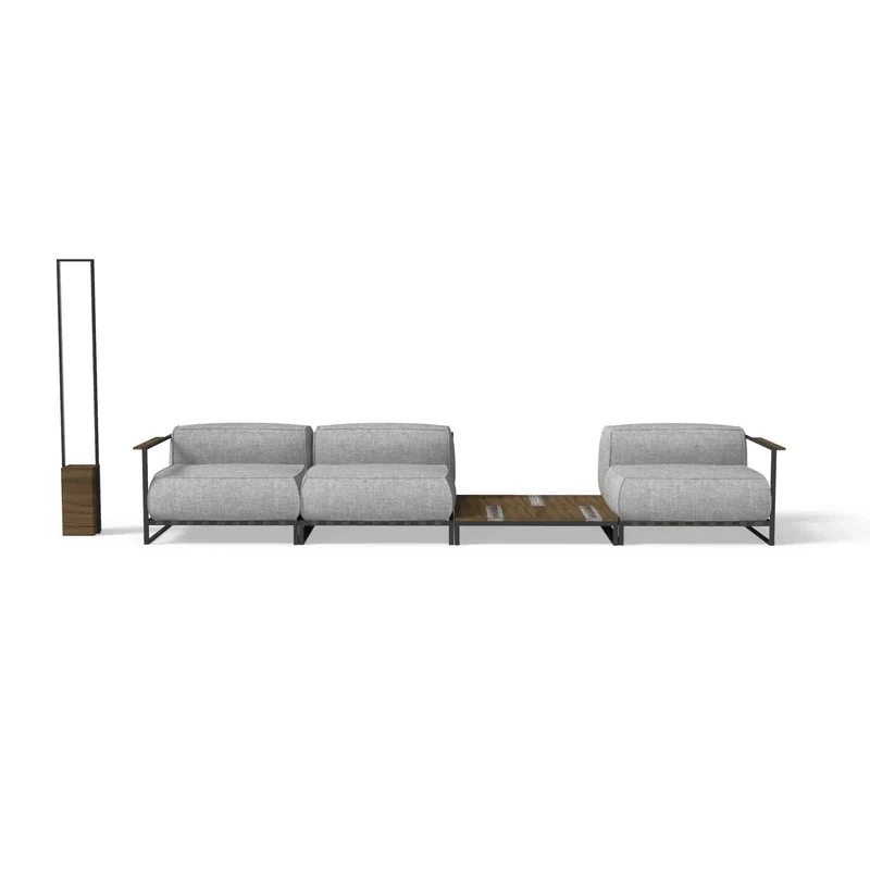 Outdoor Fabric Sectional Sofa with Coffee Table CASILDA by Ramón Esteve for Talenti