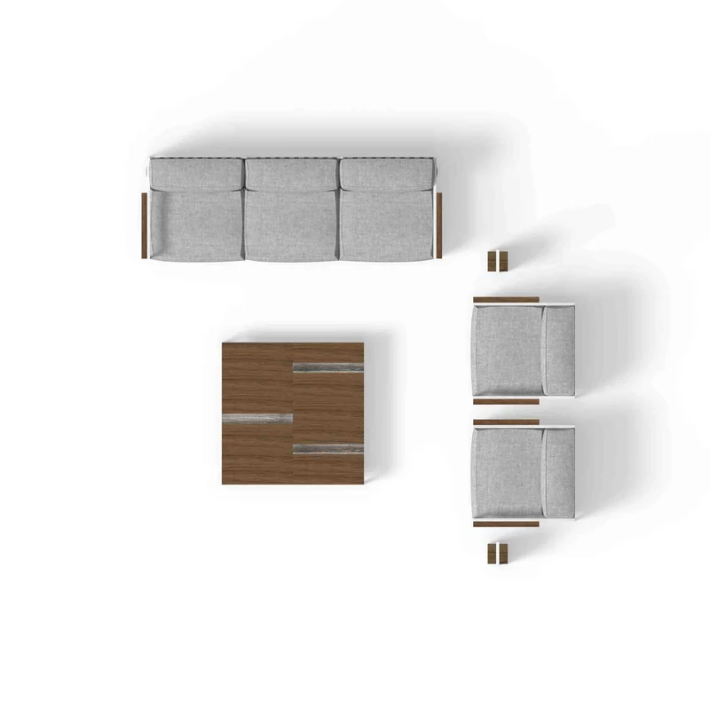 Outdoor Fabric Sectional Sofa CASILDA by Ramón Esteve for Talenti
