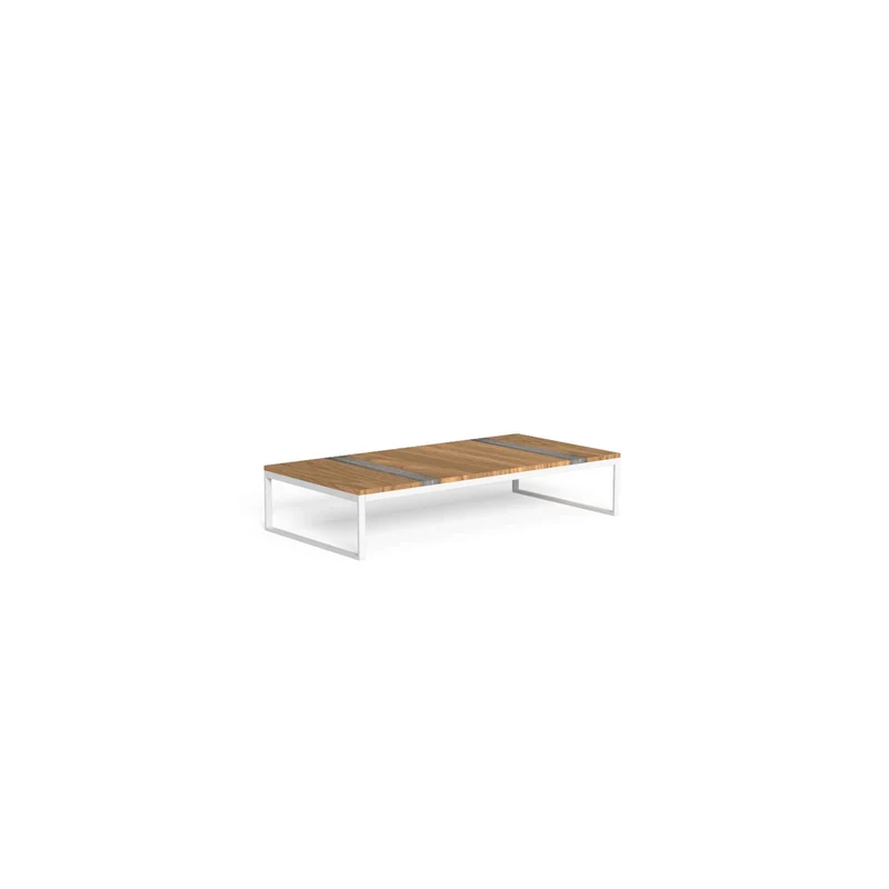 Outdoor Wood and Steel Coffee Table CASILDA by Ramón Esteve for Talenti