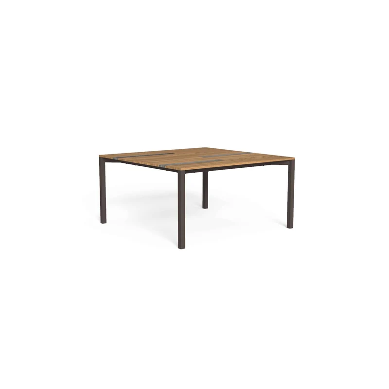 Outdoor Wood and Steel Dining Table CASILDA by Ramón Esteve for Talenti