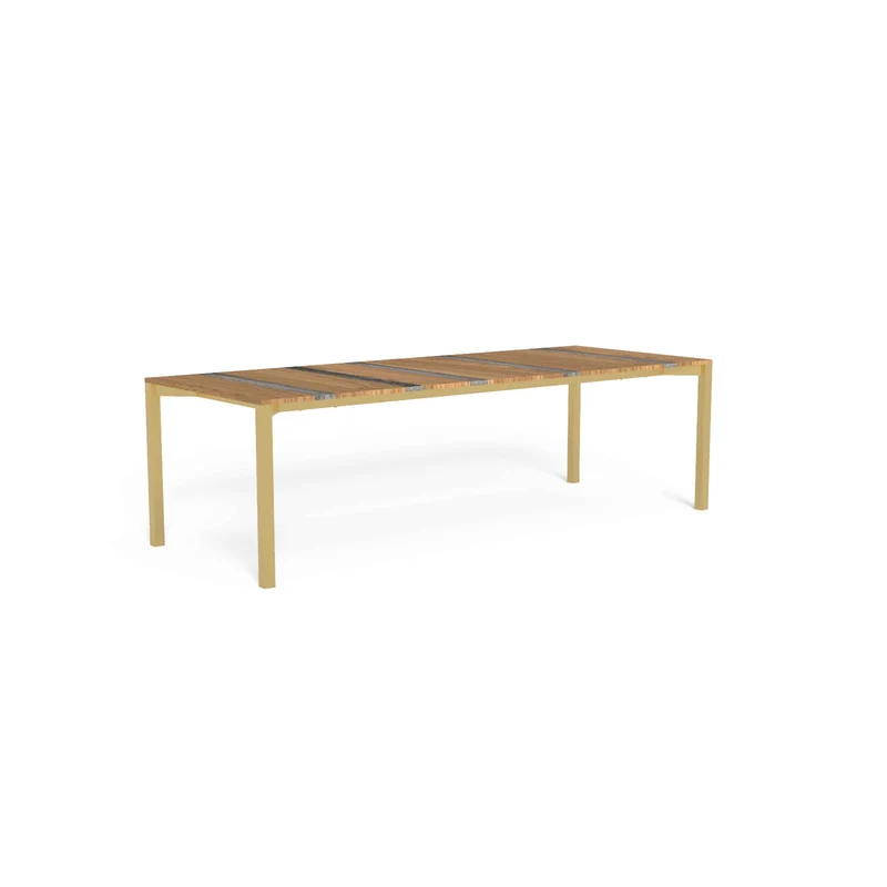 Outdoor Wood and Steel Dining Table CASILDA by Ramón Esteve for Talenti