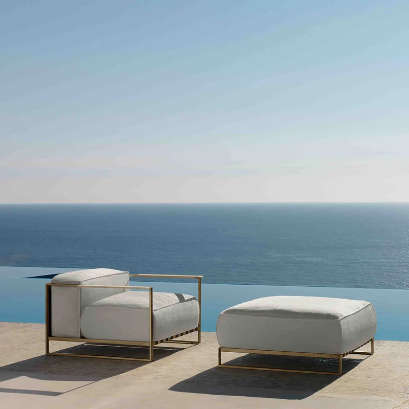 Outdoor Fabric Armchair CASILDA by Ramón Esteve for Talenti