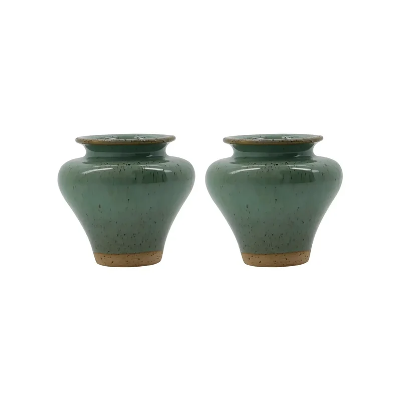 Kolo vaas groen - 2 stuks
