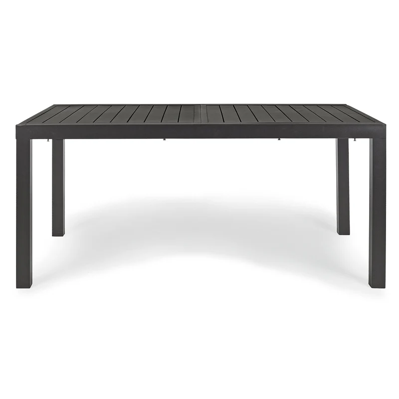 Tavolo allungabile Antracite "Tenerife" in alluminio dogato da esterno per giardino 160/240 x 90 cm