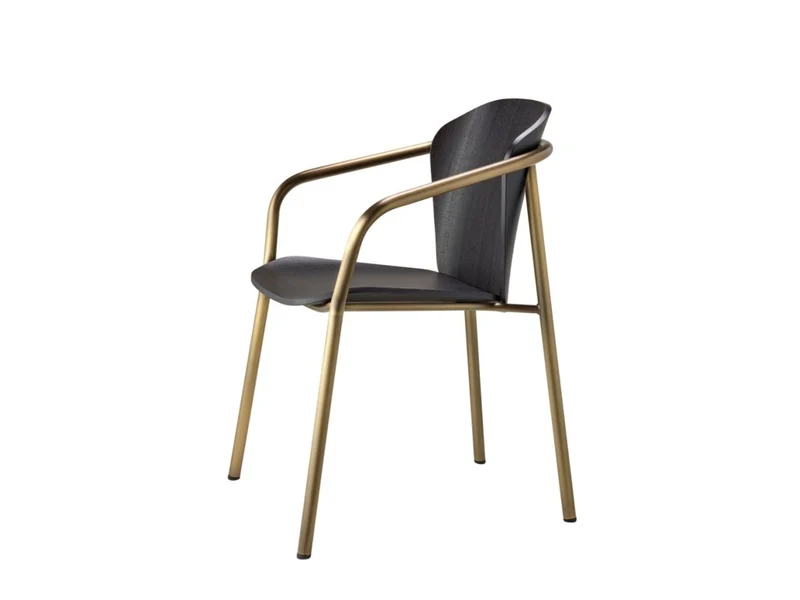 Poltrona Finn Metal Wood Scab