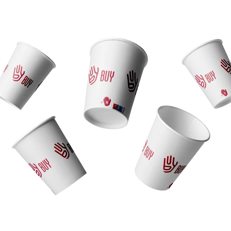 1500 Bicchieri di Carta 210ml per bibite e caffè (30 pacchetti da 50 ) Ecologici Biodegradabili Monouso Medi Asporto Bevande Calde BCH070 Buybuy