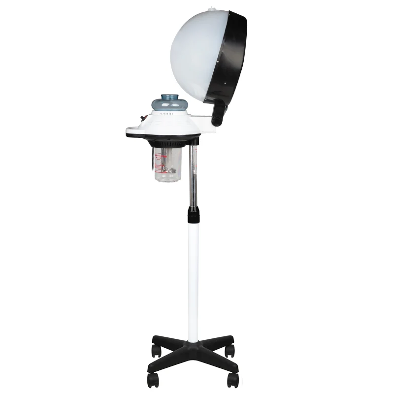 Umidificatore a Vapore da Parrucchiere con Piantana | 658 (Bianco-Nero)