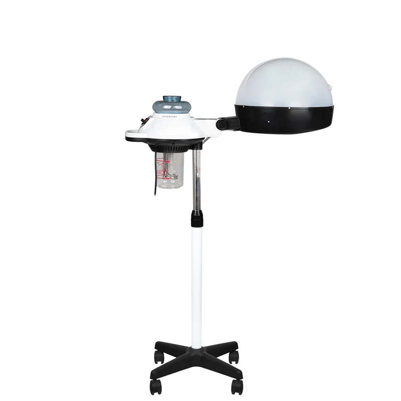 Umidificatore a Vapore da Parrucchiere con Piantana | 658 (Bianco-Nero)