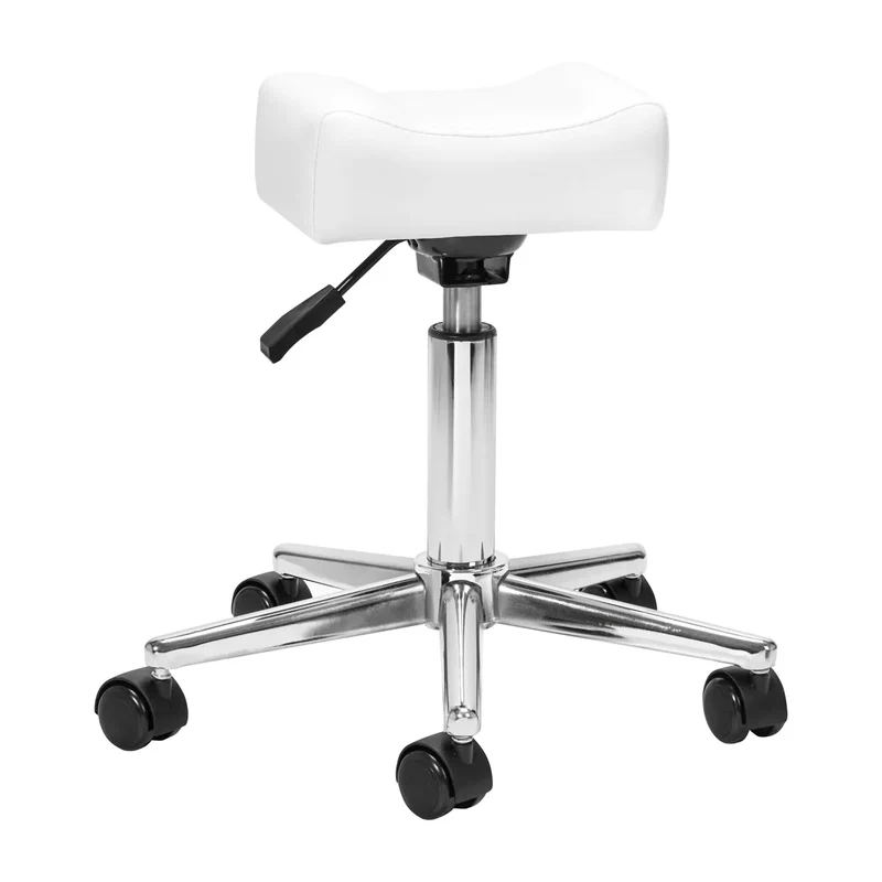 Poggiapiedi Pedicure Professionale Mobile Regolabile | (Bianco)
