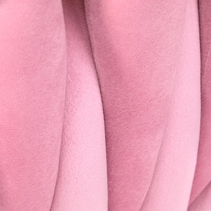 Sedia Elegante in Velluto Rosa e Oro con Schienale Intrecciato | QS-GW06G (Rosa)