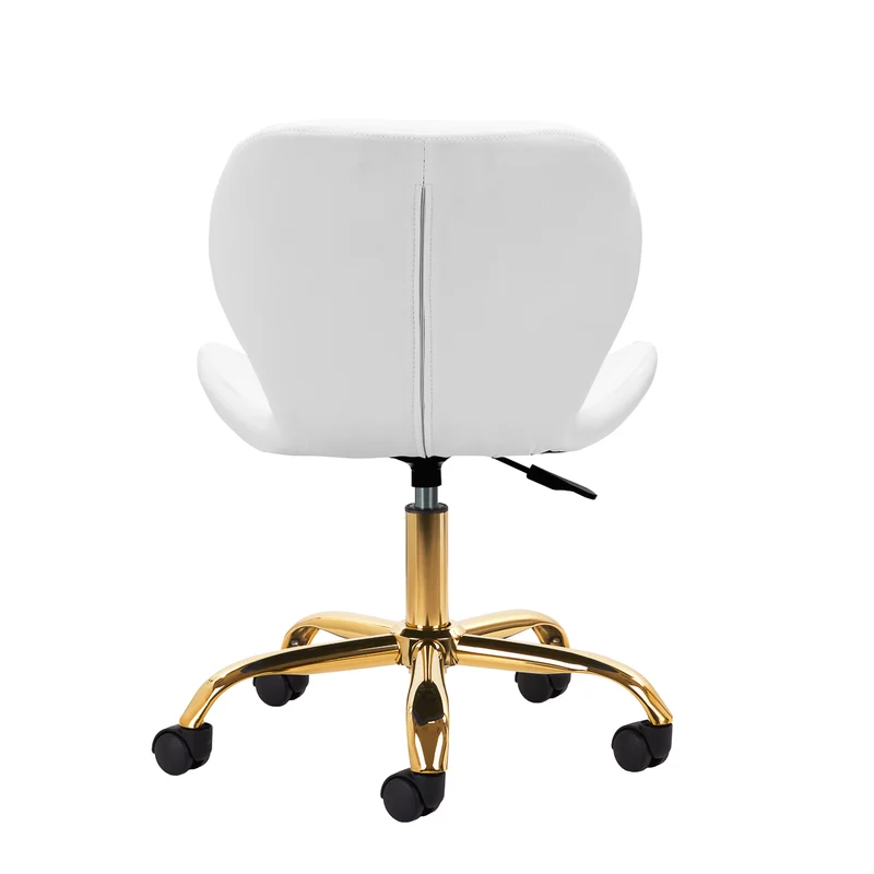Sgabello Estetico Professionale con Schienale Ergonomico e Ruote Girevoli | QS-06G (Bianco)