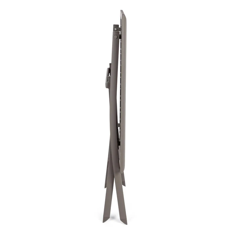 Tavolo pieghevole "Elin" in alluminio Ciok dogato 70 x 70 cm da esterno per giardino e veranda