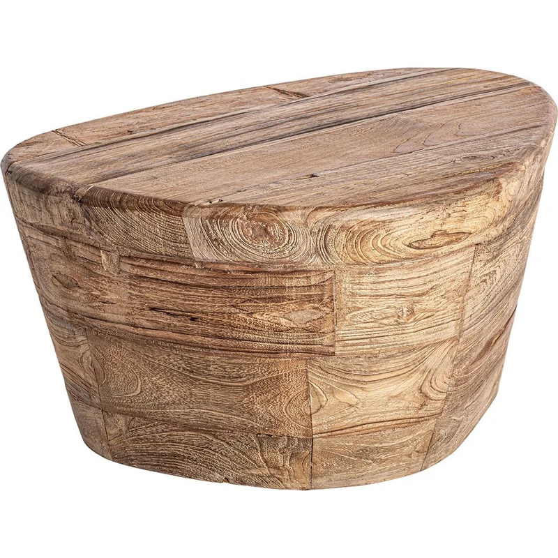 Tavolino salotto stile Organico Scultoreo in teak