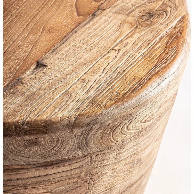 Tavolino salotto stile Organico Scultoreo in teak