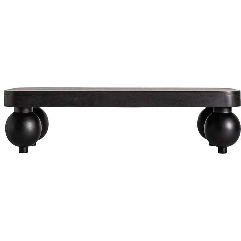 Tavolino living shabby noir