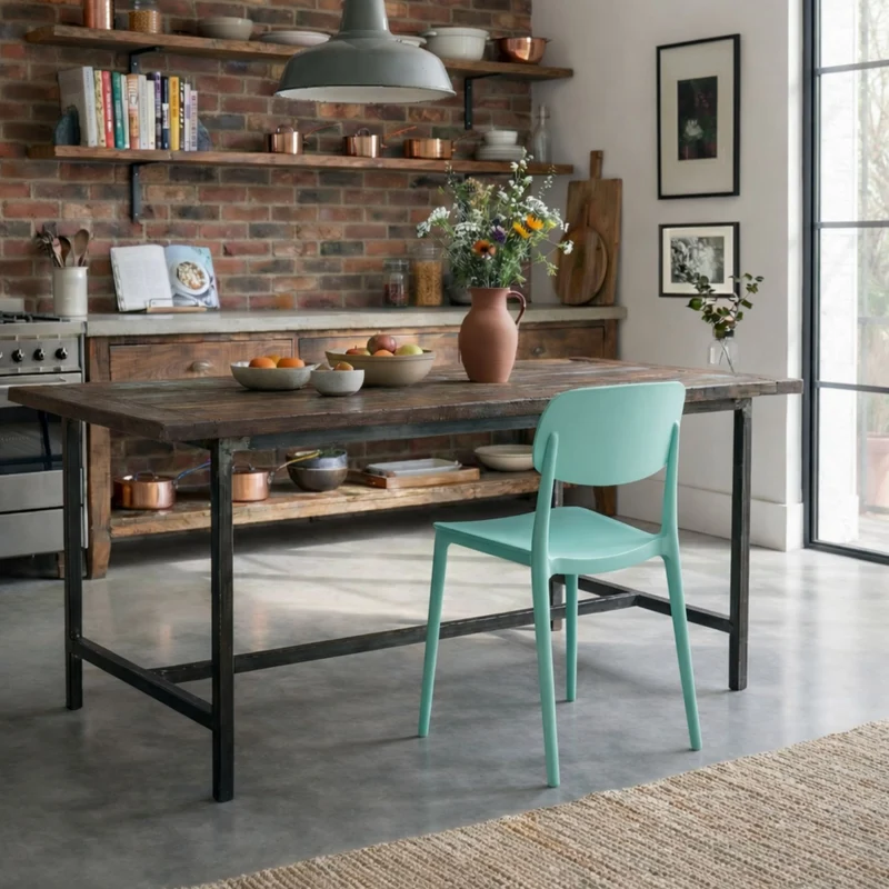 buybuy Sedia Catania Colore Verde Acqua CTN12WG