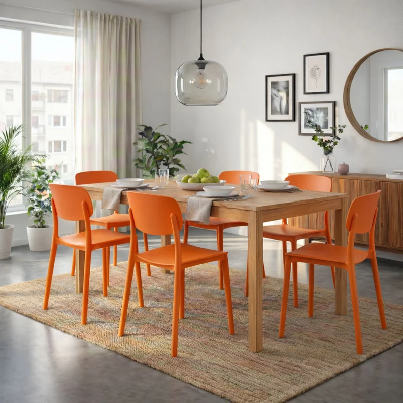 buybuy Sedia Catania Colore Arancione CTN11O