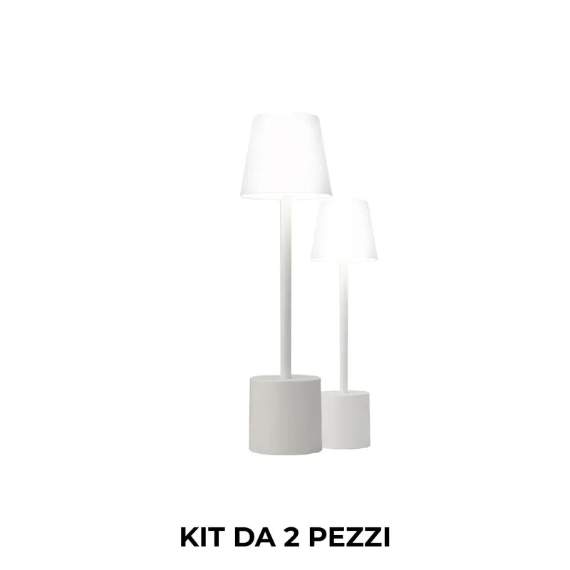 Pyramidea Kit 2 Lampade da Tavolo Acriliche LRP09AC