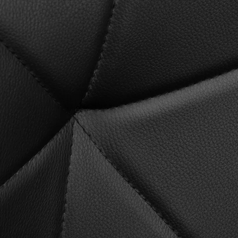 Sgabello Estetico Professionale con Schienale Ergonomico e Ruote Girevoli | QS-06B (Nero)