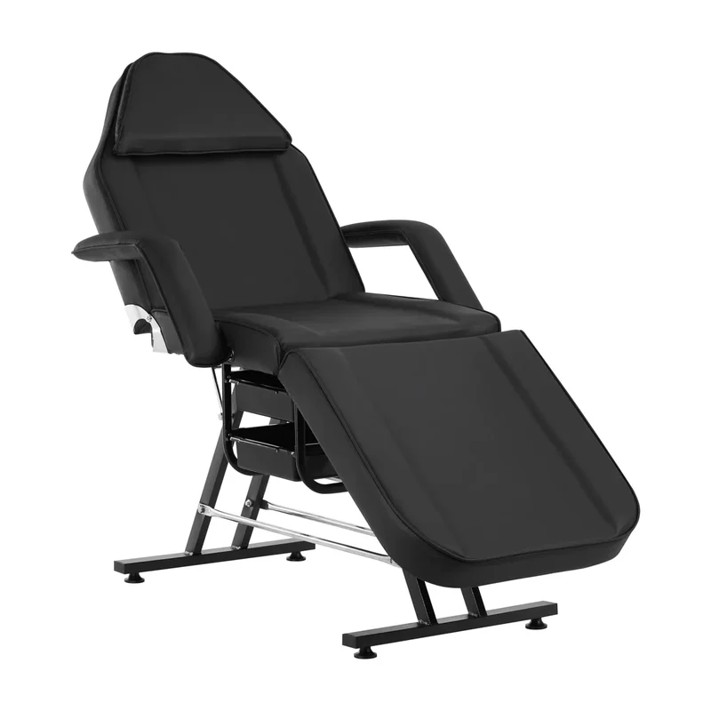 Lettino Estetica Professionale con Cassetti Estraibili Elevato Comfort | (Nero)
