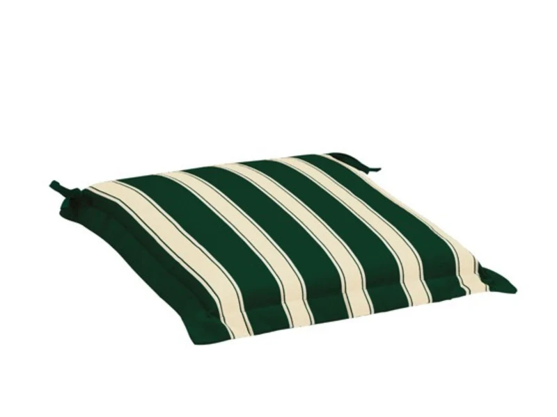 10 cuscini per seduta 38x38 cm con volant Prestige Righe e Righe Regarden