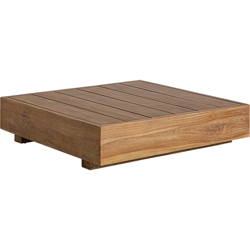 Tavolino outdoor teak riciclato compatto design – lusso Riva