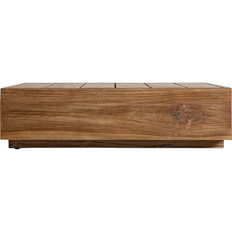Tavolino outdoor teak riciclato compatto design – lusso Riva