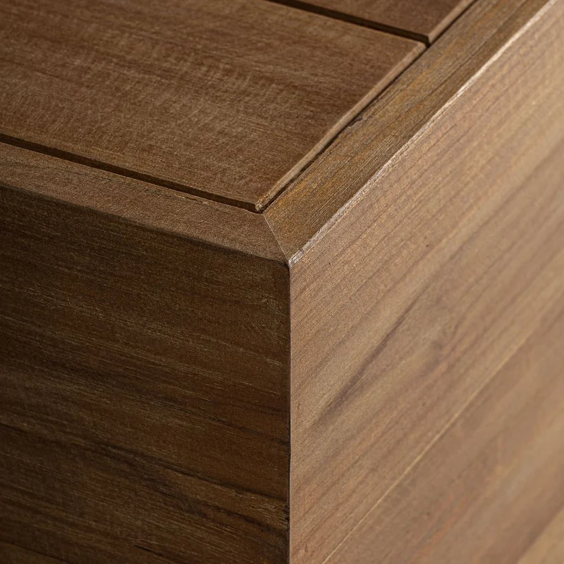 Tavolino outdoor teak riciclato compatto design – lusso Riva