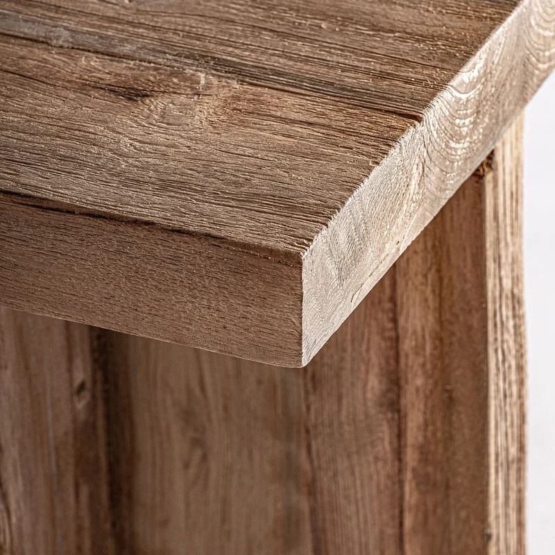 Tavolino alto outdoor teak design lusso Horizon Pure